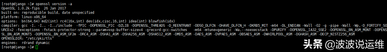 查看openssl版本号