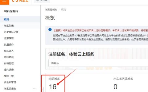 2024年阿里云域名别名解析教程