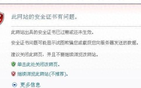 为什么无法与服务器建立安全连接?